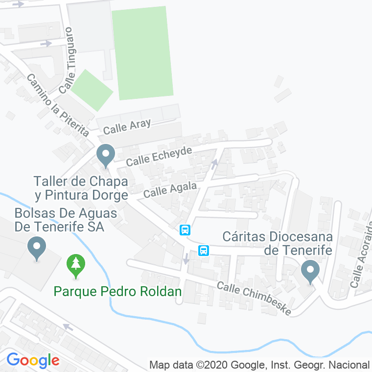 Código Postal calle Agala en Laguna,La