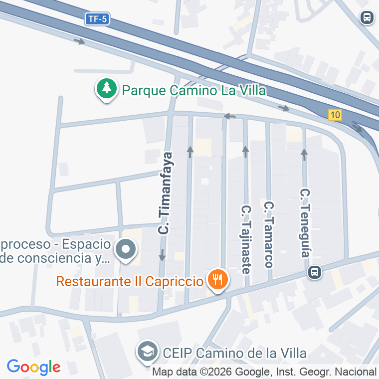 Código postal de Calle Garajonay (rodeos) en Rodeos (los)
