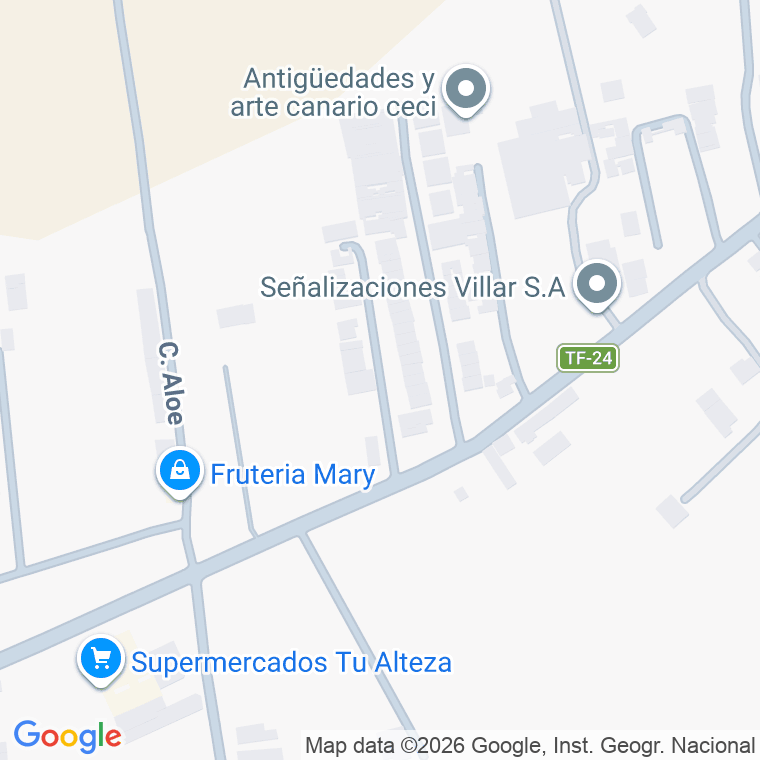 Código postal de Calle Perdomo Felipe en Rodeos (los)
