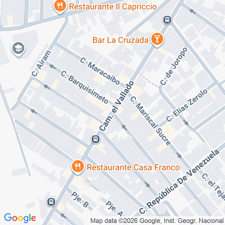 Código postal de Calle Francisco Miranda en S Cristobal Laguna