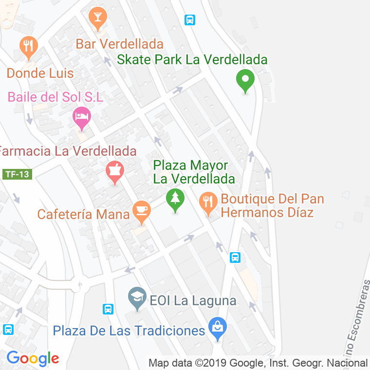 Código Postal calle Federico Garcia Lorca en Laguna,La