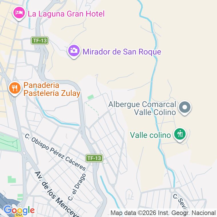 Código postal de Urb Urb. la Quinta en S Cristobal Laguna