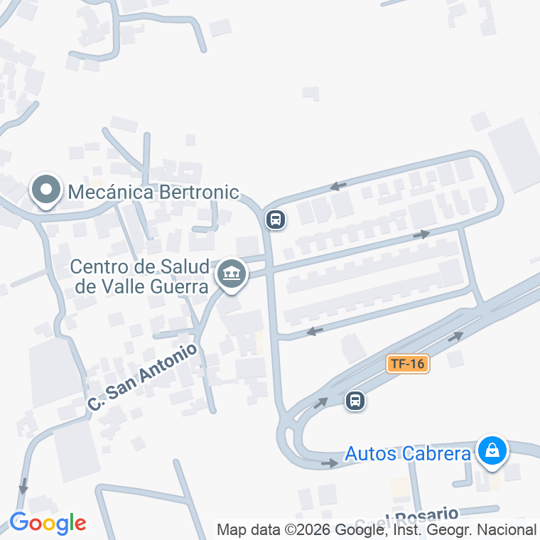 Código postal de Calle San Antonio (v.guerra) en Valle de Guerra