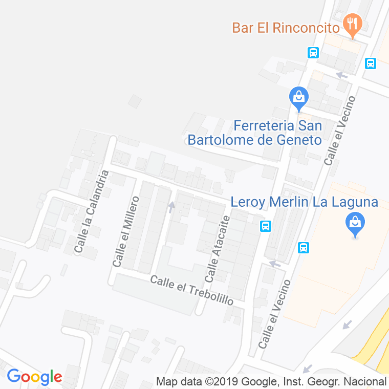Código Postal calle Sansofe en Laguna,La