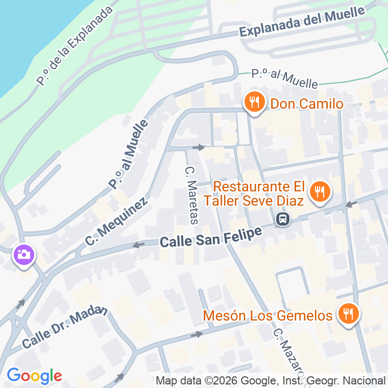 Código postal de Calle Maretas (las) en Puerto de la Cruz