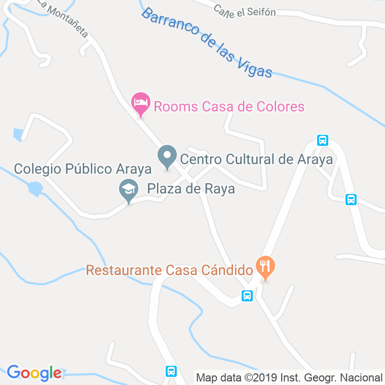 Código postal de Malpais (araya) en Santa Cruz de Tenerife