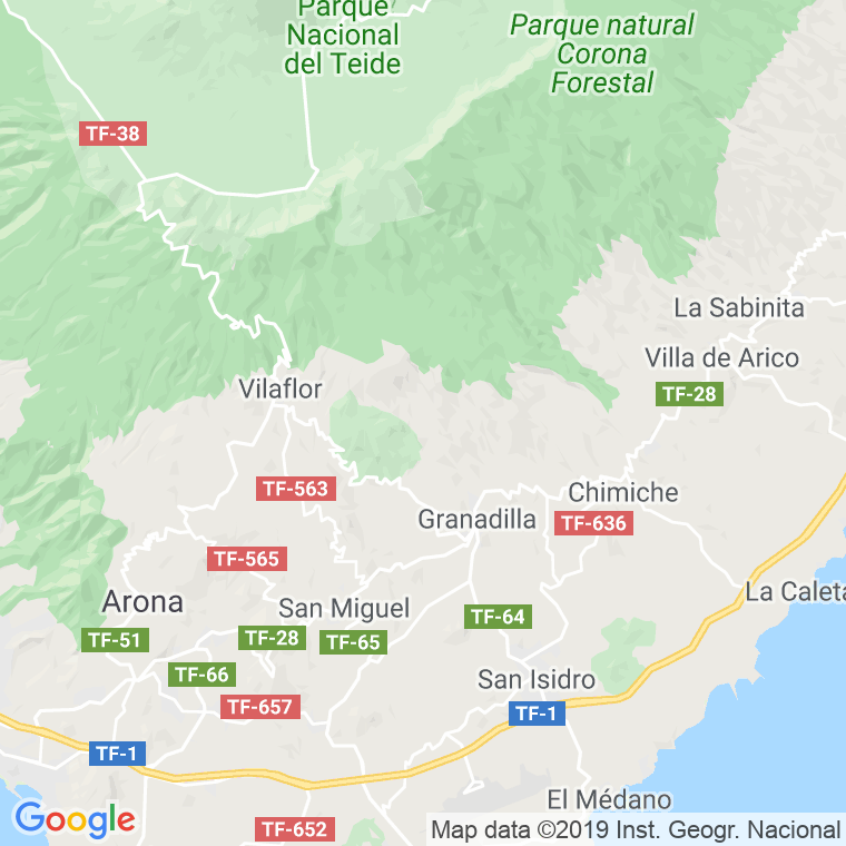 Código Postal de Barrancos, Los en Santa Cruz de Tenerife