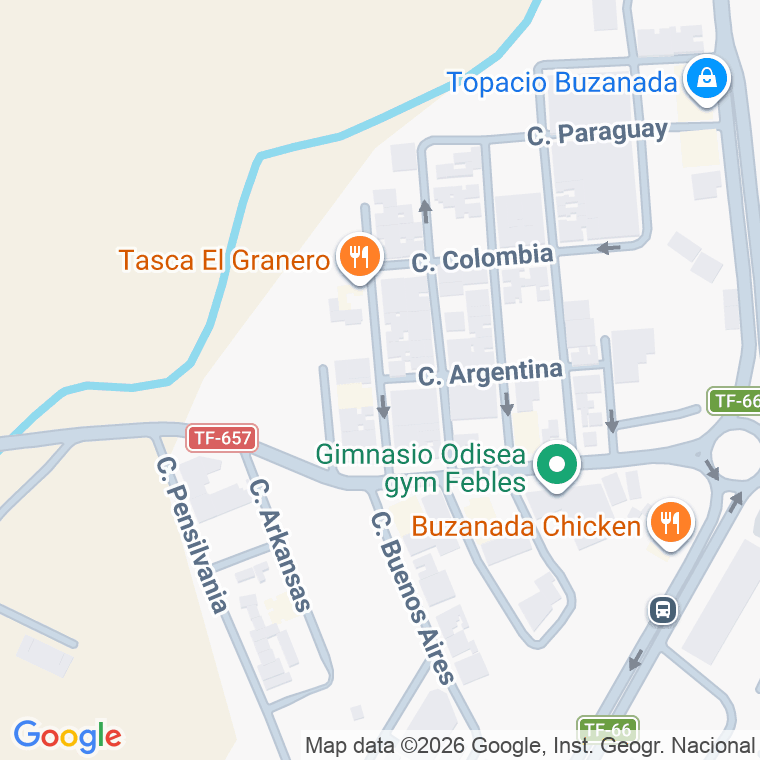 Código postal de Calle Isla Margarita en Bebedero (el)