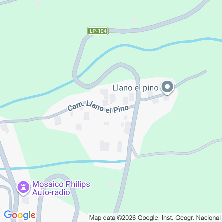 Código postal de Cmno Llano el Pino en Llano el Pino