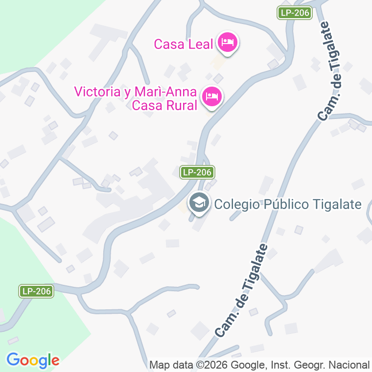 Código postal de Tigalate Arriba en Santa Cruz de Tenerife