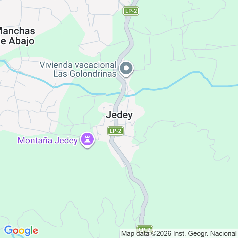 Código postal de Jedey (los Llanos) en Santa Cruz de Tenerife
