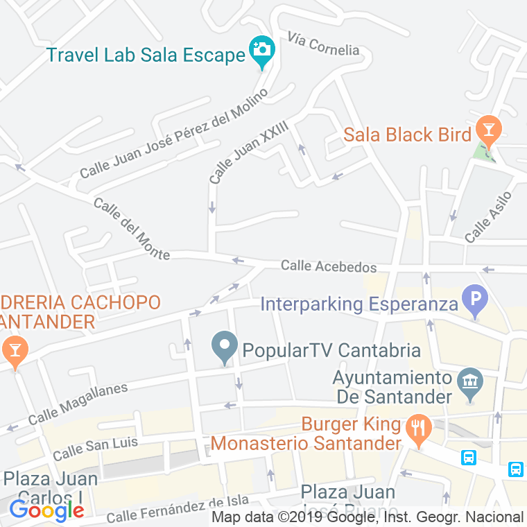 Código postal de Acebedos, los en Santander