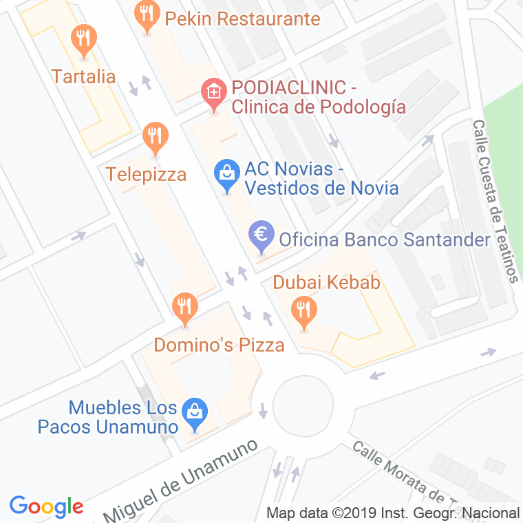 Código postal de Jose Maria de Pereda, Grupo en Santander