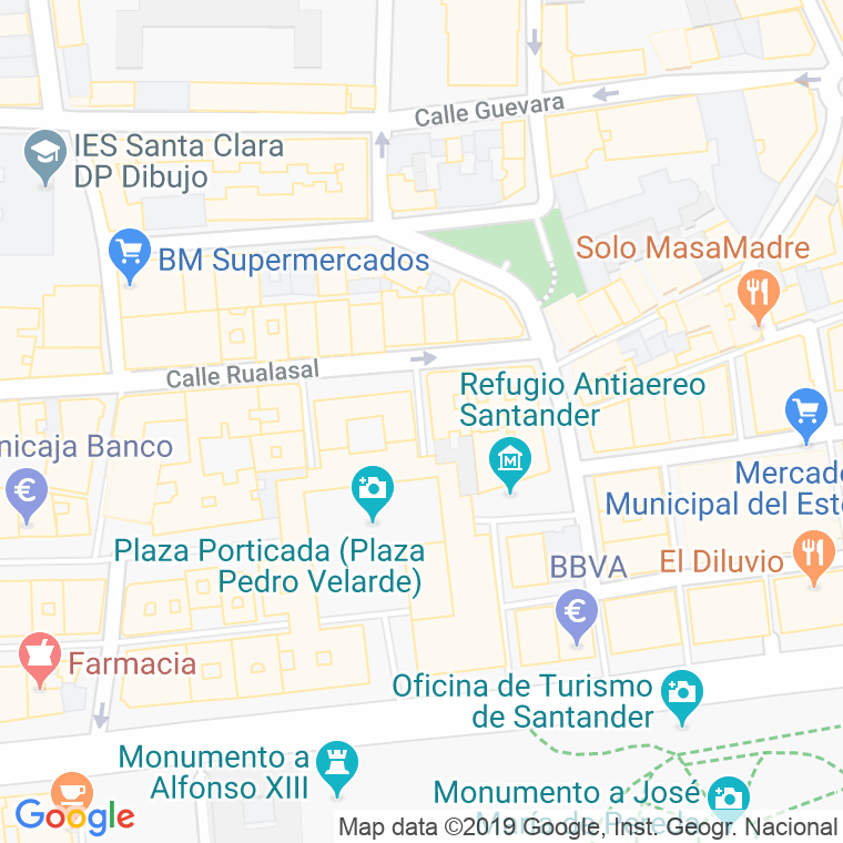 Código postal de Puntida, Pasaje en Santander
