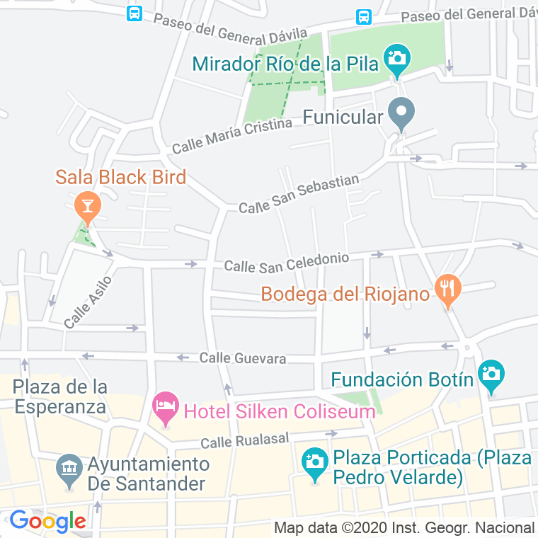 Código postal de San Celedonio en Santander