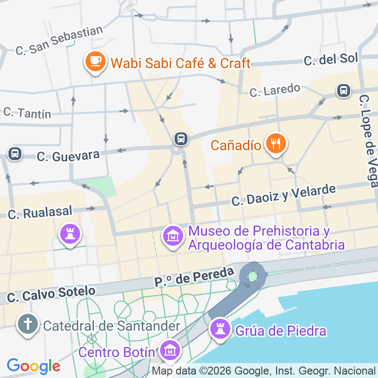 Código postal de Calle Marcelino Sanz Sautuola en Santander
