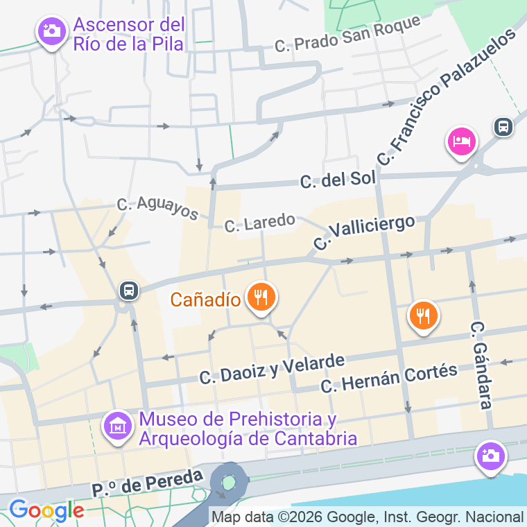 Código postal de Moctezuma, Travesia en Santander