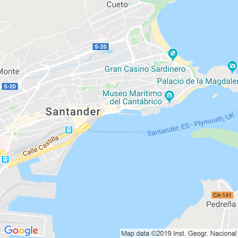 Código Postal calle Darsena Puerto Chico en Santander