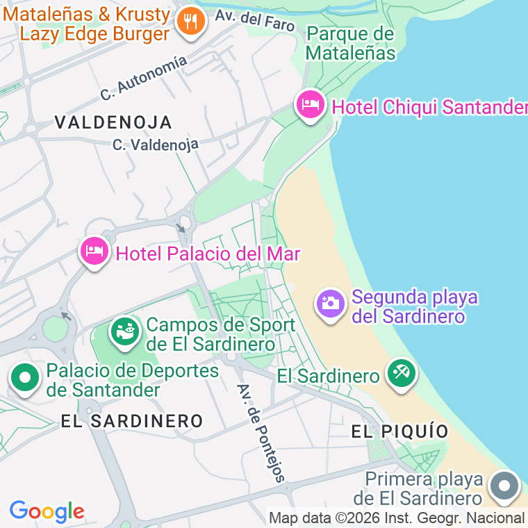 Código postal de Manuel Garcia Lago en Santander