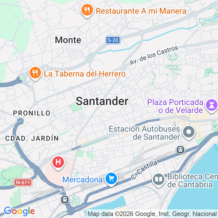 Código postal de Malaga en Santander