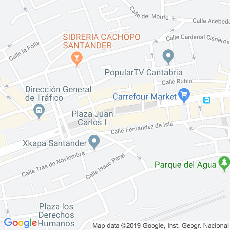 Código Postal calle Burgos en Santander