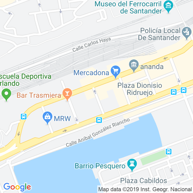 Código Postal calle General Moscardo en Santander