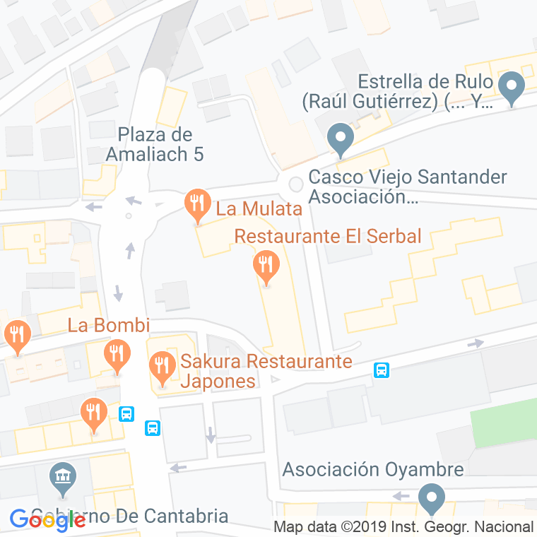Código Postal calle Margarita en Santander