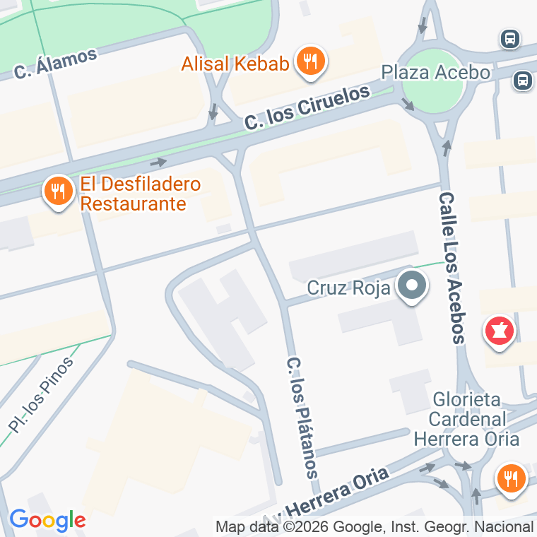 Código postal de Calle Platanos (los) en San Roman