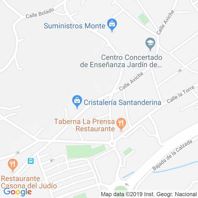 Código Postal calle Canteros De Transmiera en Santander