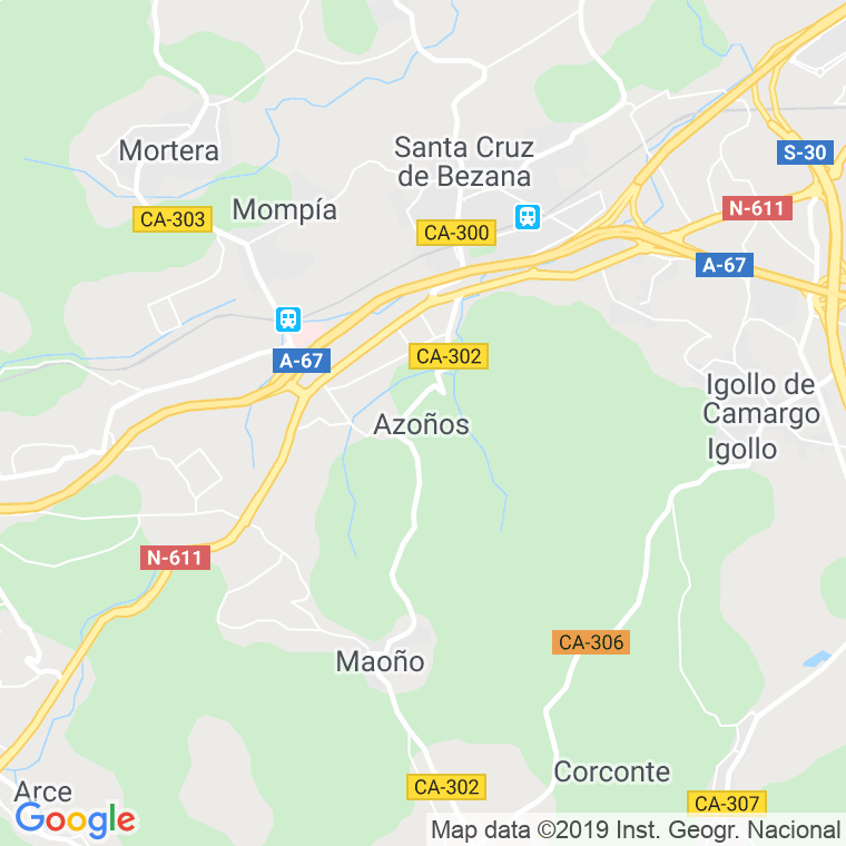 Código Postal de Azoños en Cantabria