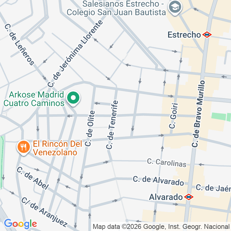 Código postal de Calle Santa Juliana en Barrio