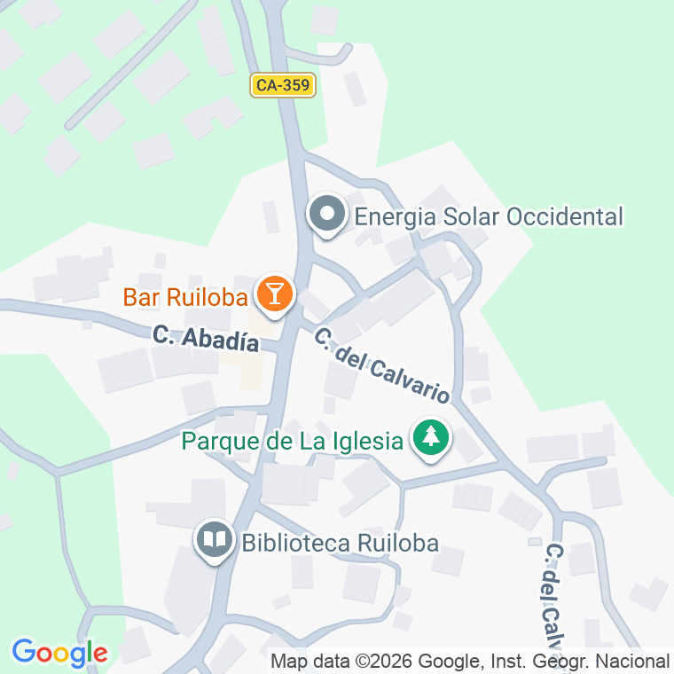 Código postal de Calle Cigoña (la) en Iglesia (la)