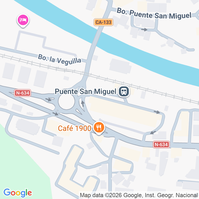 Código postal de Calle Miguel Ruiz de Salazar en Puente San Miguel