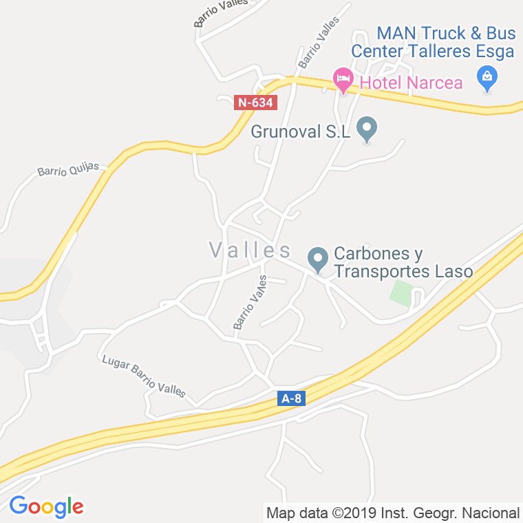 Código Postal de Valles en Cantabria