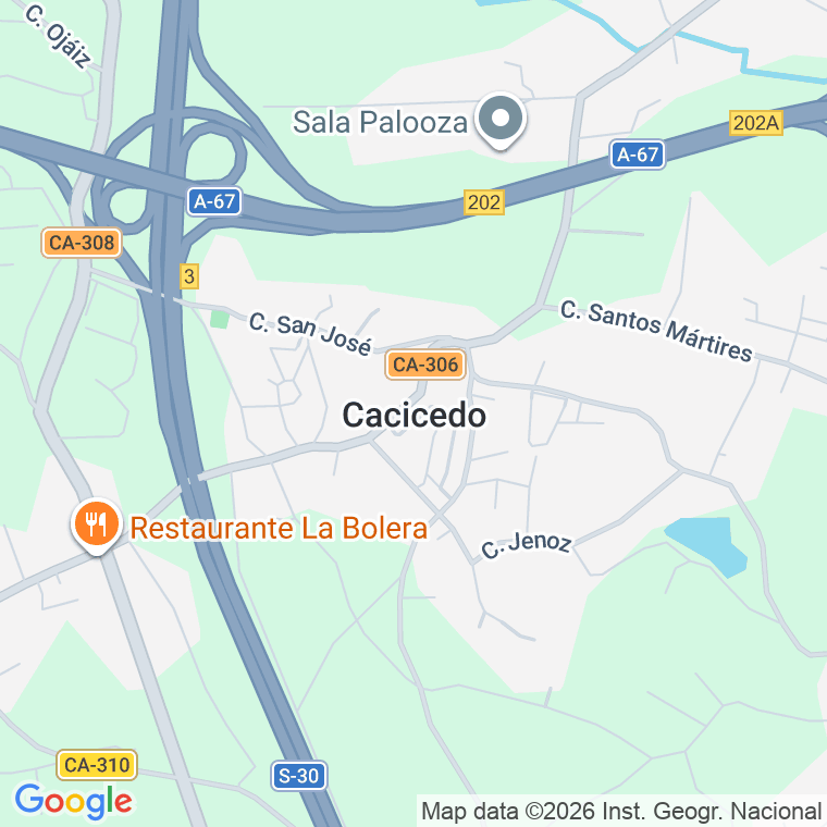 Código postal de Cacicedo en Cantabria