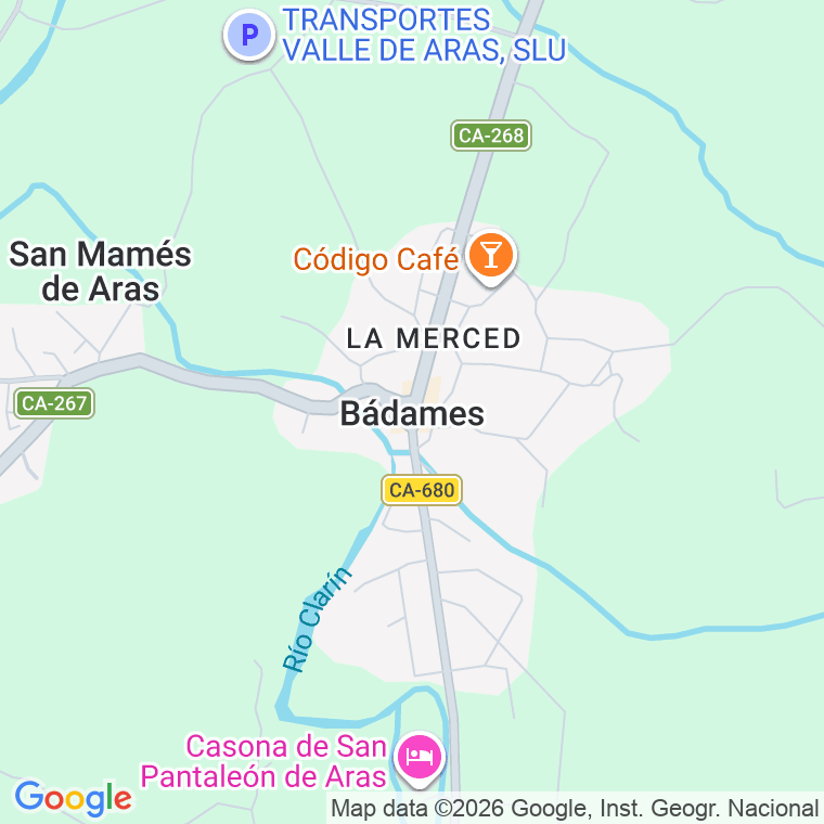 Código postal de Badames en Cantabria