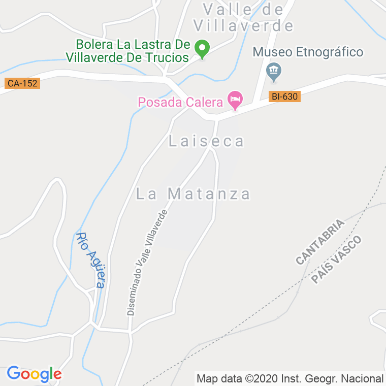 Código Postal de Matanza, La (Villaverde De Trucios) en Cantabria