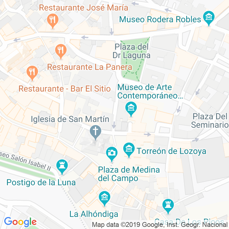 Código Postal calle Arias Davila en Segovia