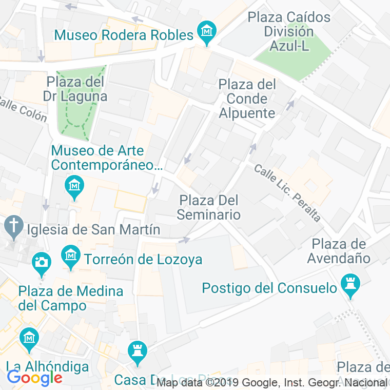 Código Postal calle Domingo De Soto en Segovia
