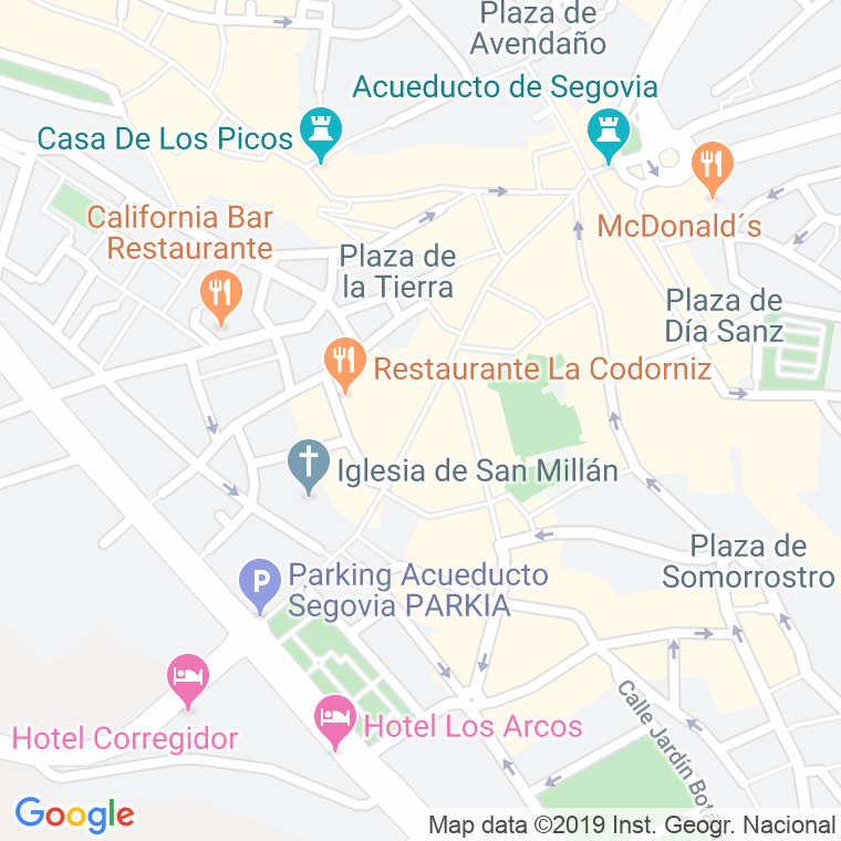 Código Postal calle Fernandez Ladreda, avenida (Impares Del 1 Al 15)  (Pares Del 2 Al 18) en Segovia