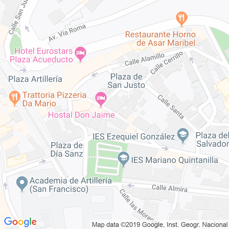 Código Postal calle Ochoa Ondetegui en Segovia