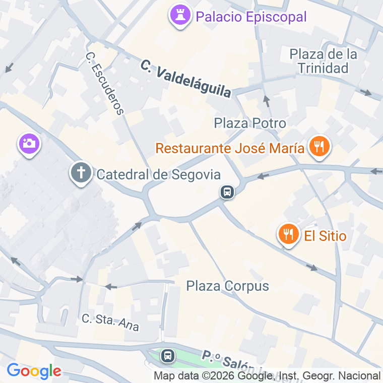 Código postal de Valdelaguilla, Plaza en Segovia