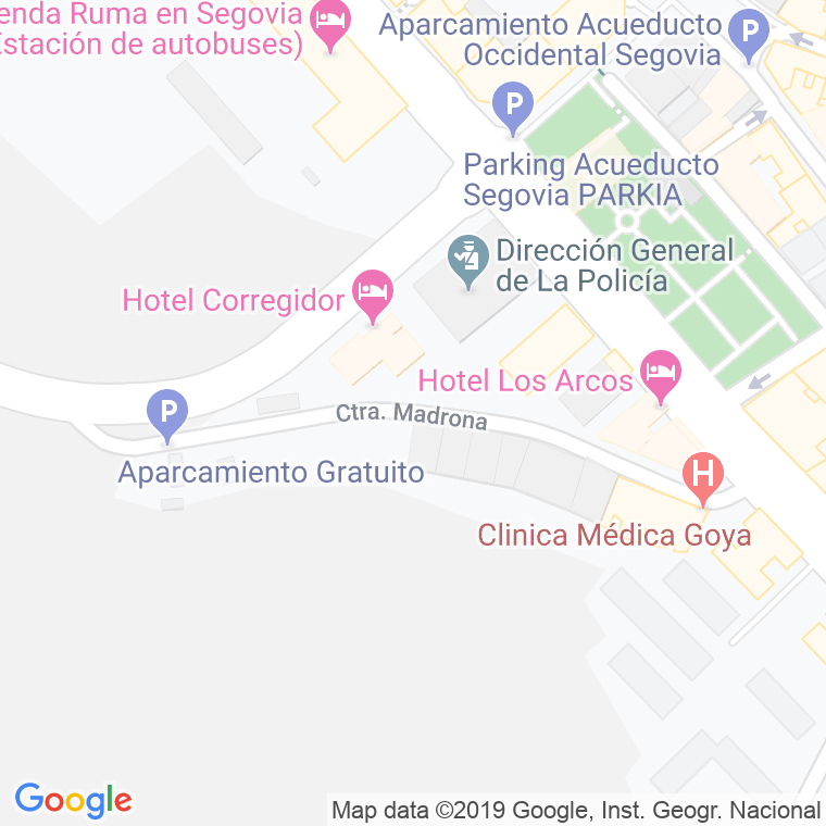 Código Postal calle Madrona, carretera en Segovia