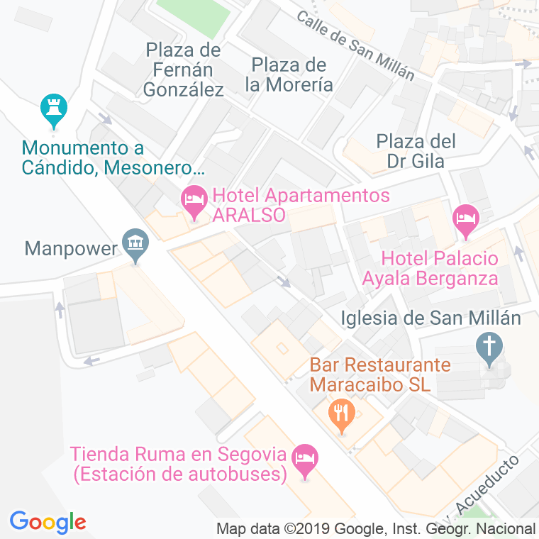 Código Postal calle Santo Domingo De Silos en Segovia