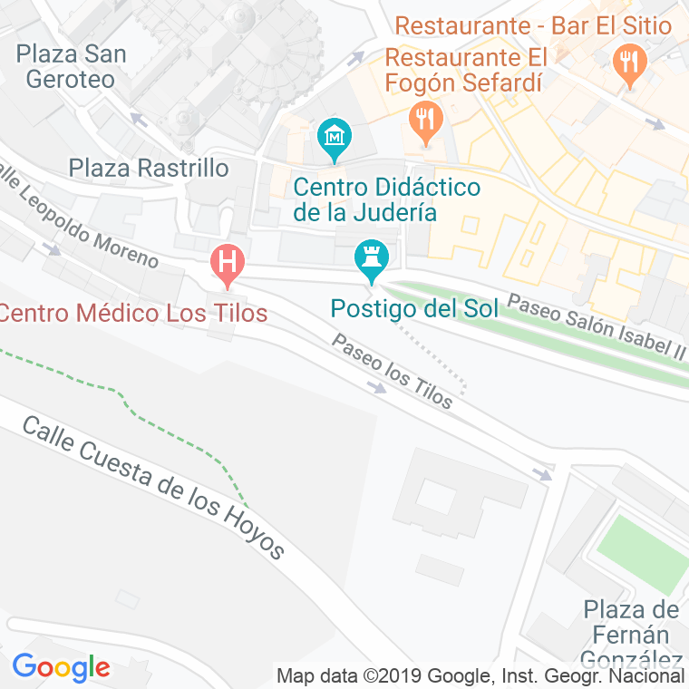 Código Postal calle Tilos, paseo en Segovia
