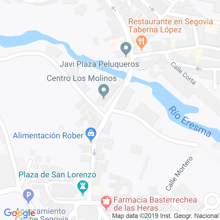 Código Postal calle Puente De San Lorenzo en Segovia