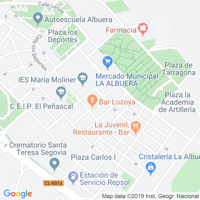 Código Postal calle Madrid en Segovia