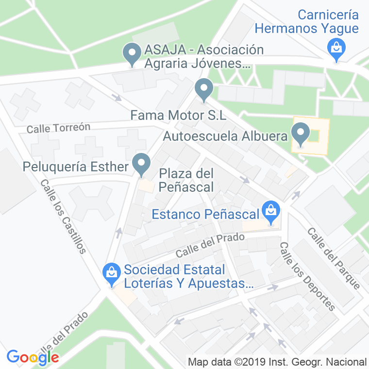 Código Postal calle Peñascal, plaza en Segovia