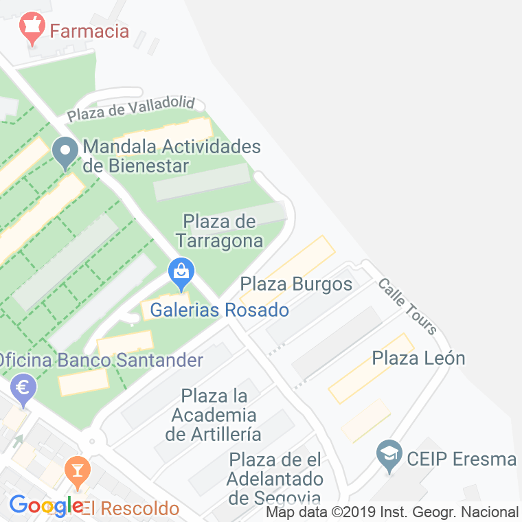 Código Postal calle Tarragona en Segovia