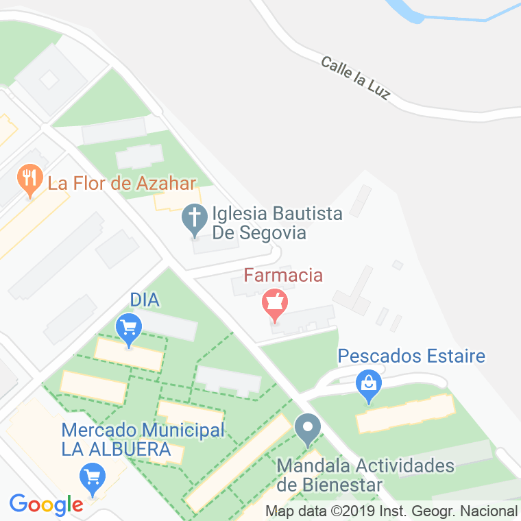 Código Postal calle Valencia en Segovia